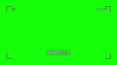 A green screen with white background and screenshot of animated chromakey Video stock 345496328