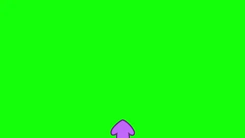 A green screen with white background and an arrow pointing to the right up Stock Footage 345497171