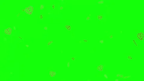 A green screen with white background and black lots of different shapes sizes Video stock 346144306