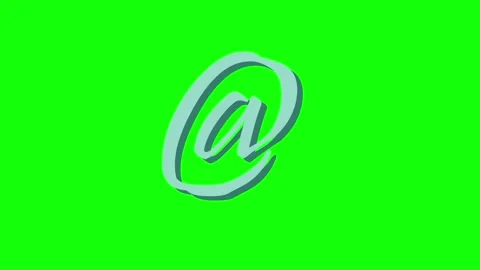 A green screen with white background and the letter q in circle on o middle it Stock Footage 346144629