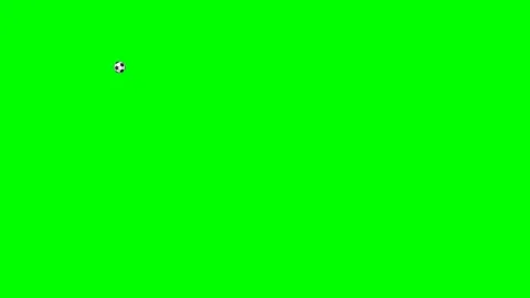 A green screen with white background and soccer ball on man in suit tie Stock Footage 346171322