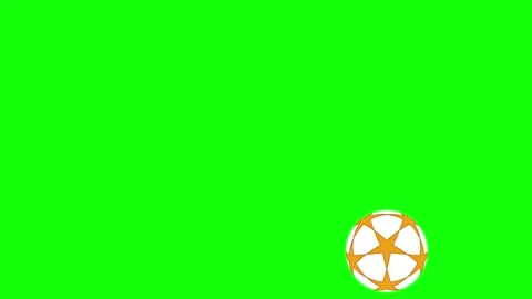 A green screen with white background and soccer ball on it animated chromakey Stock-Footage 346171710