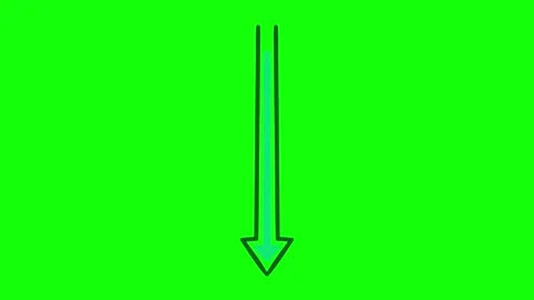 A green screen with white background and an arrow pointing up black bottle of Video stock 346199666