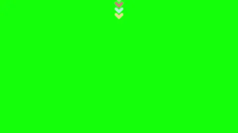 A green screen with white background and an arrow in the middle pointing to Vídeo Stock 346199686