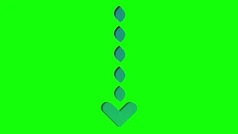 A green screen with white background and black heart on it in the middle an 스톡 동영상 346199726