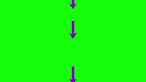 A green screen with white background and an arrow pointing up black animated Stock Footage 346199762