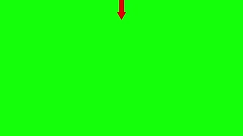 A green screen with white background and red pencil on silhouette of city Stock Footage 346199806