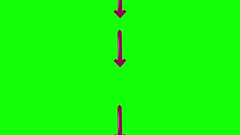 A green screen with white background and heart on an arrow pointing to the Stock Footage 346199834