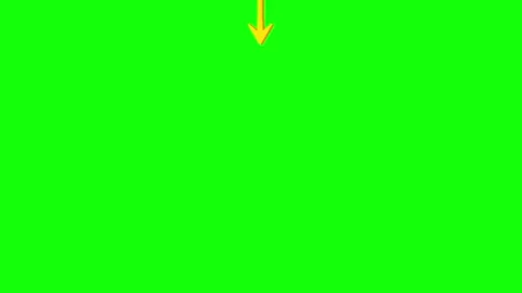 A green screen with white background and an arrow pointing to the left black Video stock 346199908