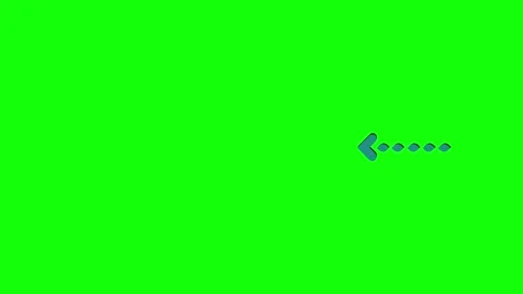 A green screen with white background and an arrow pointing to the right black Stock Footage 346200071