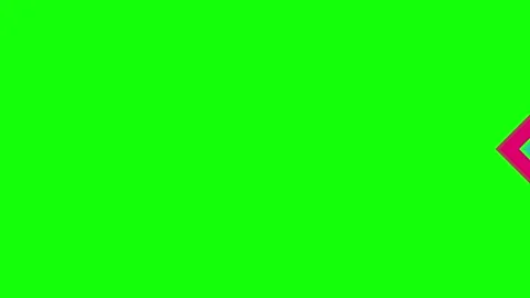 A green screen with white background and colorful arrow on animated chromakey Stock Footage 346200143