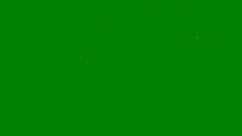 Green screen white background animated chromakey background colorful cartoonish Stock Footage 314064235