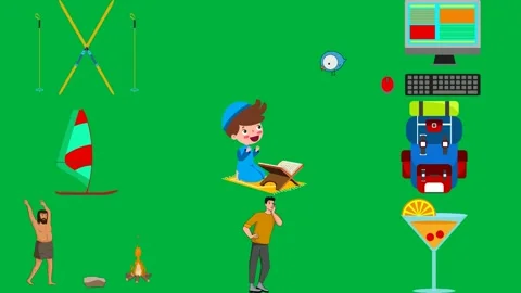 Green screen white background blue bird boy sitting floor reading book man. Stock Footage 310563210