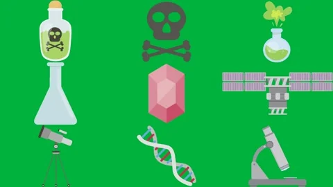 Green screen white background bottle skull bones inside crossbone. Stock Footage 310563177