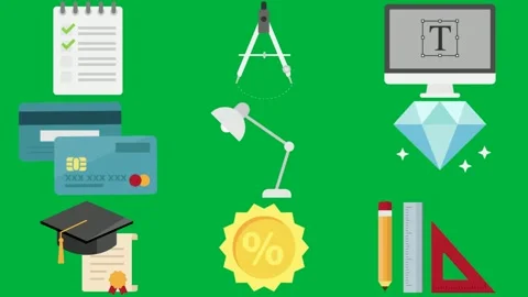 Green screen white background check mark is apple computer letter t. Stock Footage 310562906
