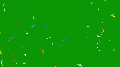 Green screen white background con lot colorful contros bunch balloons confe Stock Footage 314065103