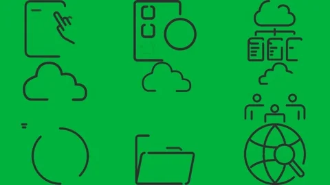 Green screen white background hand is pointing at check list icon mark. Stock Footage 310563154