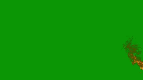 Green screen white background horse red heart fire map country middle burns Stock Footage 314064565