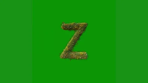 Green screen white background letter z animated chromakey background composition Stock Footage 314064597