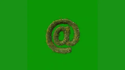 Green screen white background letter u o q animated chromakey background Stock Footage 314064600