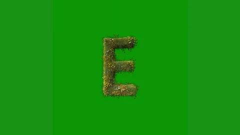Green screen white background letter e animated chromakey background design Stock Footage 314064874