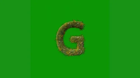 Green screen white background letter u c g animated chromakey background Stock Footage 314064909