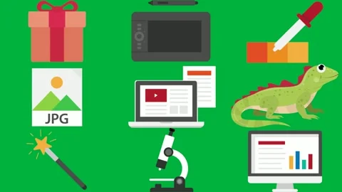 Green screen white background lizard red tail gift box bow it black image. Stock Footage 310562831