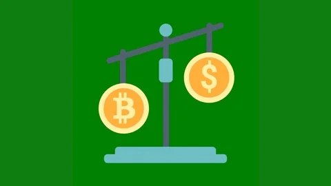 Green screen white background scale coins lamp animated chromakey background Stock Footage 314064826