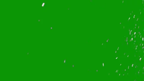 Green screen white background snow falling from top some scratches arrow Stock Footage 314064075