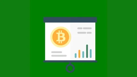 Green screen white background stripe laptop pie bit coin black animated Video stock 314064819