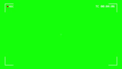 A green screen with white circle on it and an image of black background text Stock Footage 345496358