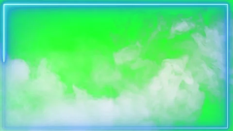 Green screen with white clouds Stock-Footage 337533654