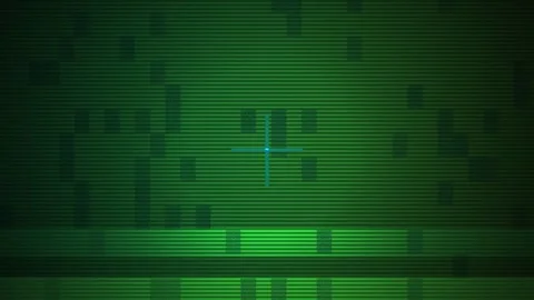 Green screen with a white cross and lines. Stock Footage 335530645