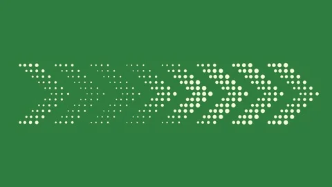 A green screen with white dots on it and animated chromakey background Video stock 335130706