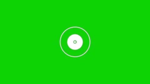 Green screen white geometric circle shockwave animation with single radial .. Stock-Footage 346242378