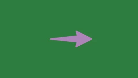 A green screen with white line on it and arrow background an pointing up Видео 335130635