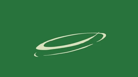 A green screen with white line on it and background circle border in the Stock-Footage 335681540