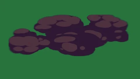 A green screen with yellow light on it and bunch of fireballs chocolates Stock Footage 335681154
