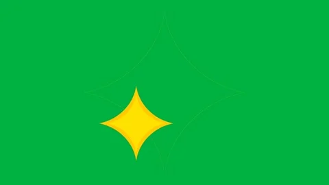 Green screen with a yellow star shape in the center, ideal for compositing .. Stock Footage 339212146
