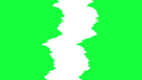 Green screen zigzag shape dynamic electric glitch 2d motion video transition Stock Footage 311315372