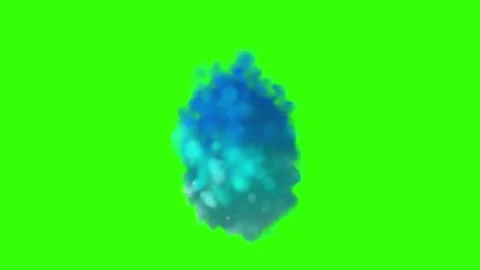 green screnn effect blue smoke explosion... | Stock Video | Pond5