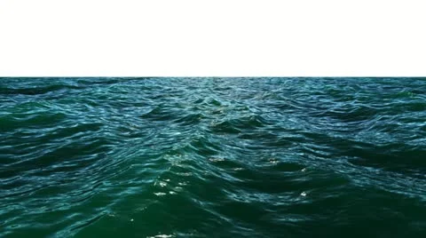 Green sea isolated 스톡 동영상 11145262
