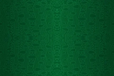 Green seamless linear pattern looks like leather Stock Illustration
