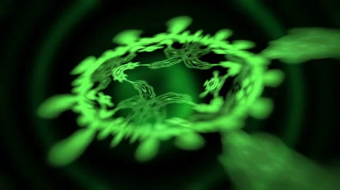 Green seamless looping background  d4497 L Stock Footage 4279483