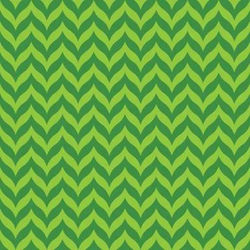 Green seamless pattern with chevron design Stock Illustration