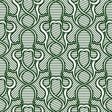 Green seamless pattern Stock Illustration