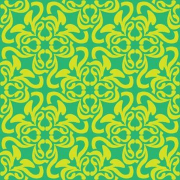 Green seamless pattern Stock Illustration