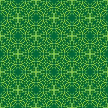 Green seamless pattern Stock Illustration