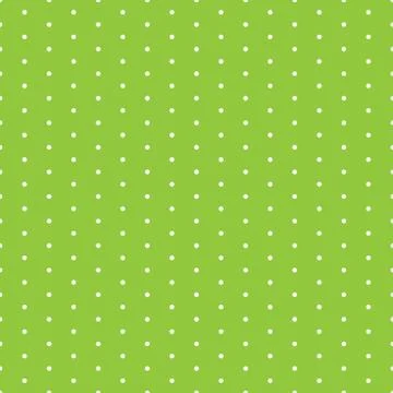 Green seamless pattern with polka dots Stock Illustration