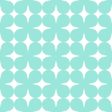 Green seamless simple clover pattern Ilustración de archivo
